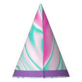 Retro groovy roller disco feesthoedjes (Achterkant)