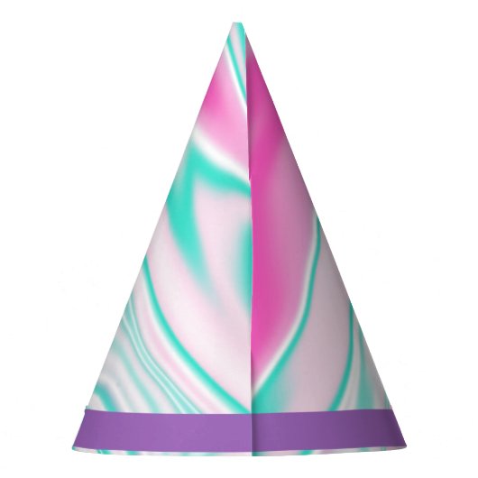 Retro groovy roller disco feesthoedjes (Achterkant)