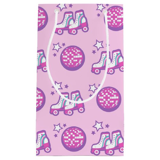 Retro groovy roller disco klein cadeauzakje (Voorkant)