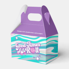 Retro Groovy Roller Disco Party Bedankdoosjes