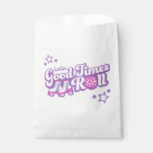 Retro Groovy Roller Disco Party Favor Tassen Bedankzakje (Voorkant)