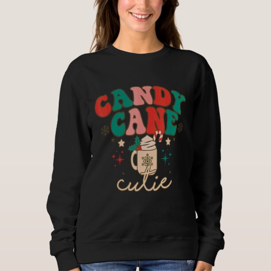 Retro Groovy  Saying Vintage Christmas Trui (Voorkant)