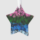 Retro Groovy Schattig Bloemig Omniromantische Prid Ornament (voorkant)