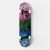 Retro Groovy Schattig Bloemig Omniromantische Prid Persoonlijk Skateboard (Voorkant)