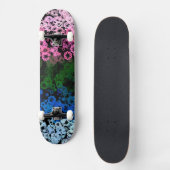 Retro Groovy Schattig Bloemig Omniromantische Prid Persoonlijk Skateboard (Voorkant)
