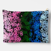 Retro Groovy Schattige Bloemige Omniromantische Pr Etui (Achterkant)