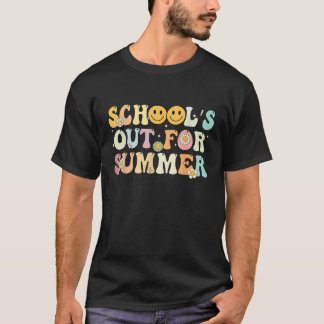 Retro Groovy School is uit voor Summer Afstuderen  T-shirt