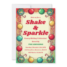 Retro Groovy Shake & Sparkle Vakantiefeest