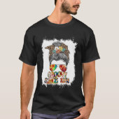 Retro Groovy Since 1981 Messy Bun Hip Retro 60s 70 T-shirt (Voorkant)