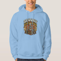 Retro Groovy Skelet Boekliefhebber Halloween