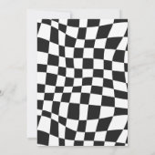 Retro Groovy Spooky Ghost Halloween Party Kaart (Achterkant)