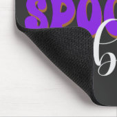 Retro Groovy Spooky Vibes Halloween Muismat (Hoek)