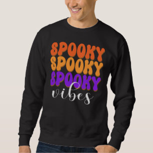 Retro Groovy Spooky Vibes Halloween Trui