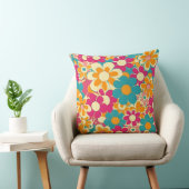 Retro-Groovy-Spring-Pattern, Ideaal voor home deco Kussen (Stoel)