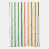 Retro groovy strepen theedoek (Verticaal)