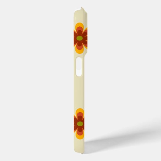 Retro Groovy Stripes Cool Daisy Case-Mate iPhone Case (Achterkant / Rechts)