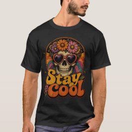 Retro Groovy Sublimatiekunst T-shirt