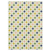 Retro Groovy Summer Flowers Stems Tafelkleed (Voorkant)