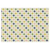 Retro Groovy Summer Flowers Stems Tafelkleed (Voorkant (Horizontaal))