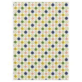 Retro Groovy Summer Flowers Stems Tafelkleed (Voorkant)