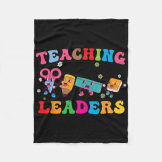 Retro Groovy Teaching Future Leaders Back To Schoo Fleece Deken