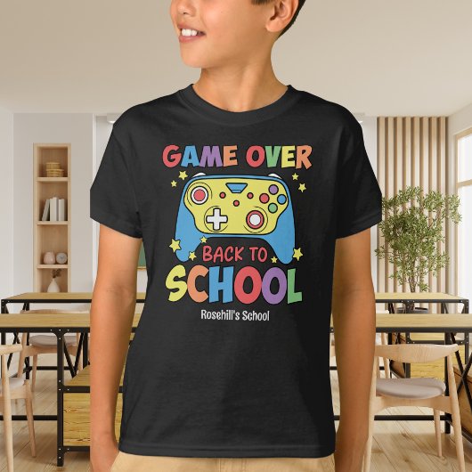 Retro groovy Terug naar school T-shirt