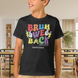Retro groovy Terug naar school T-shirt
