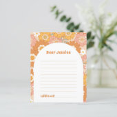 Retro groovy time capsule note (Staand voorkant)