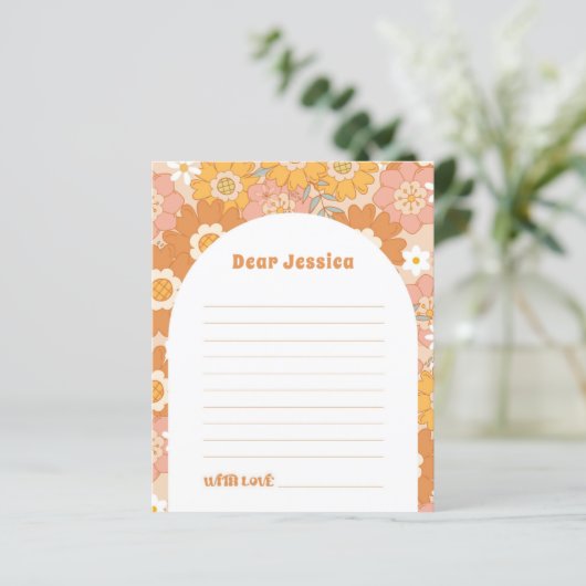 Retro groovy time capsule note (Staand voorkant)