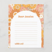 Retro groovy time capsule note (Voorkant)