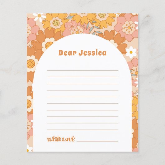 Retro groovy time capsule note (Voorkant)