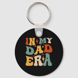 Retro Groovy Uit Mijn Vaders Tijd Grappige Vaderda Sleutelhanger