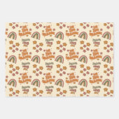 Retro Groovy Vakantie Inpakpapier Vel (Voorkant 2)