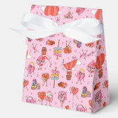 Retro Groovy Valentijn Cartoons Bedankdoosjes (Voorkant)