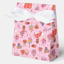 Retro Groovy Valentijn Cartoons Bedankdoosjes