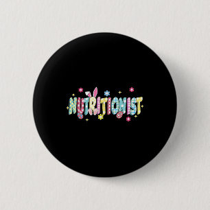Retro Groovy Voedingsdeskundige Bunny Ear Funny Ea Ronde Button 5,7 Cm