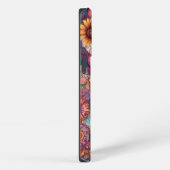 Retro Groovy Vredesteken met Hippie Tie kleurstof iPhone Hoesje (Rechterkant)