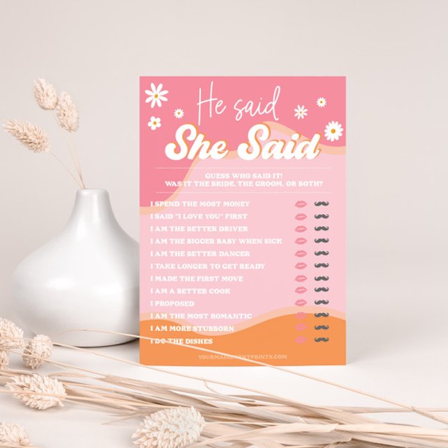 Retro Groovy Vrijgezellenfeest, jaren 70 Hippie Vi (Creator heeft geüpload)