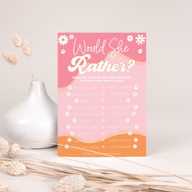 Retro Groovy Vrijgezellenfeest, jaren 70 Hippie Vi (Creator heeft geüpload)