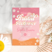 Retro Groovy Vrijgezellenfeest, jaren 70 Hippie Vi Kaart