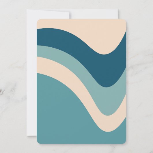 Retro Groovy Wave Disco Ball Daisy Green Verjaarda Kaart (Achterkant)