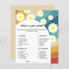 Retro Groovy - Whats in your purse game