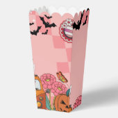 Retro Grooy Laten we gaan ghoul Halloween Verjaard Bedankdoosjes (Achterkant)