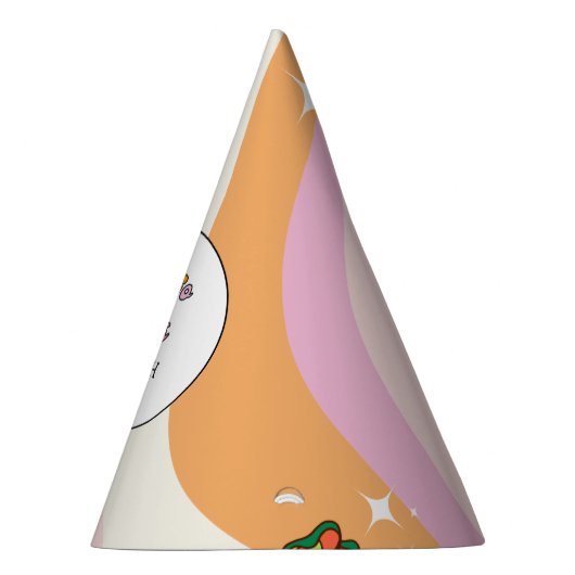 Retro Grooy Laten we gaan ghoul Halloween Verjaard Feesthoedjes (Rechts)