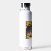 Retro Grot Kampeeravontuur Kompas Reisbeker Waterfles (Rechts)