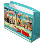 Retro grote cadeautas Long Island (Achterkant Gekanteld)