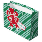 Retro grote strik cadeautas (Achterkant Gekanteld)