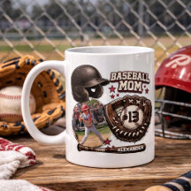 Retro Grunge Baseball Moeder Foto Cadeau