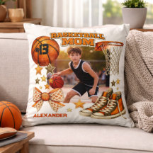 Retro Grunge Basketbal Moeder Foto Cadeau
