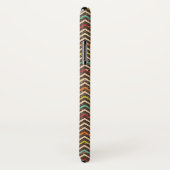Retro Grunge Chevron Pattern Case-Mate iPhone Case (Achterkant / rechts)